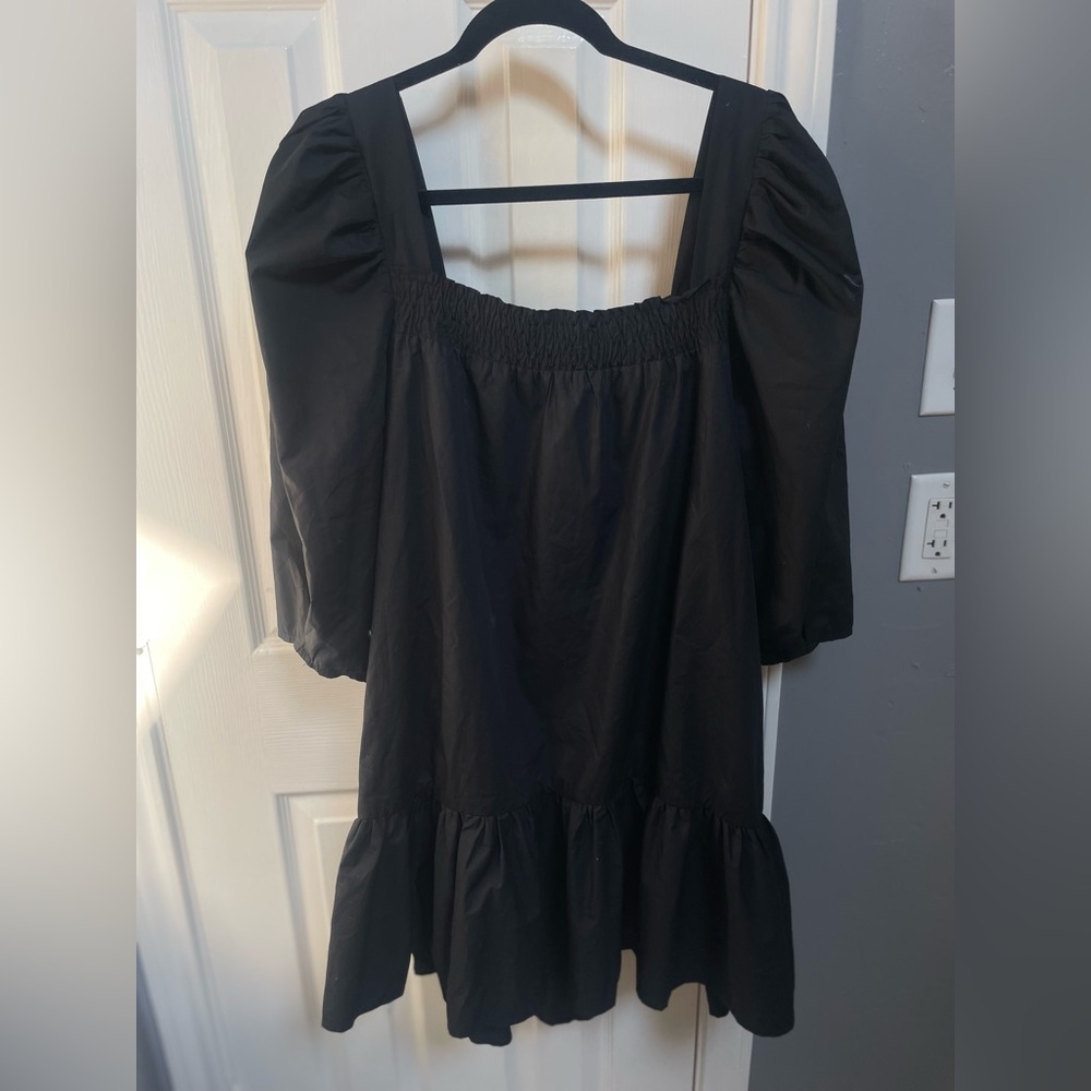 El Saison Baby Doll Dress - Black, Size Small